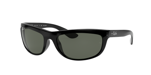 Ray-Ban Man Sunglass RB4089 Balorama -  Frame color: Black, Lens color: G-15 Green