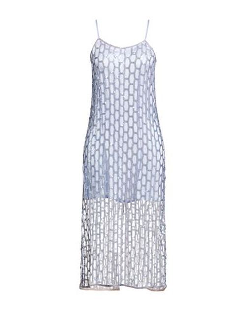 Forte_forte Woman Midi dress Sky blue Size 2 Polyester, Polyamide
