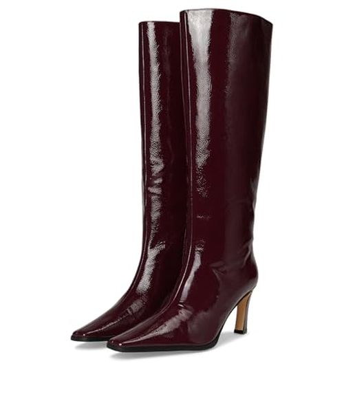 Michael Kors Womens Darrah Heeled Boots Oxblood