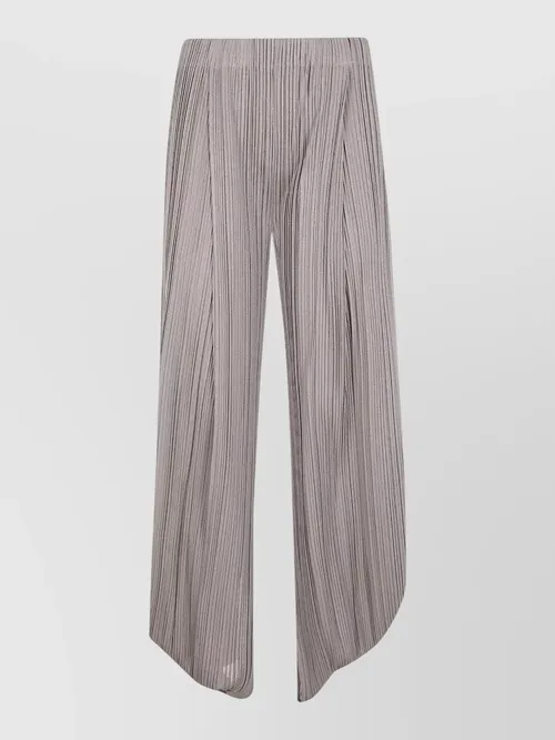 Giorgio Armani - wide leg trousers asymmetrical hem pleated design