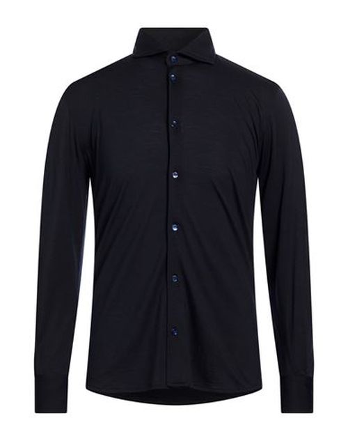 Man Shirt Midnight blue Size S Virgin Wool