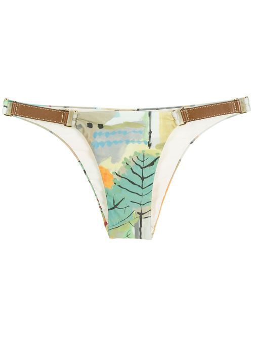Caraiva side strap bikini bottoms - Neutrals