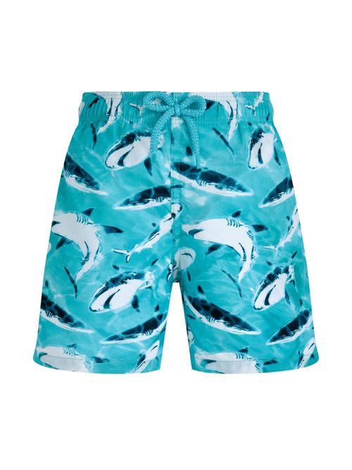 Elasticated swim shorts - Blue