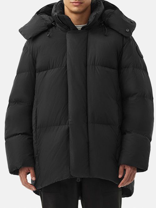 Coat Men color Black