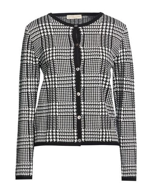 Woman Cardigan Black Size 10 Wool, Cashmere, Nylon, Elastane