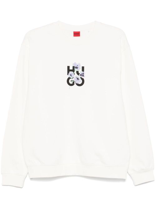 Logo-print sweatshirt - White