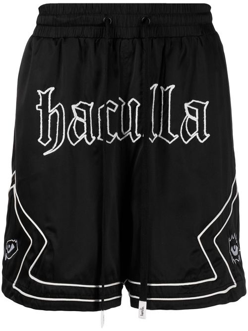 Gothic track shorts - Black
