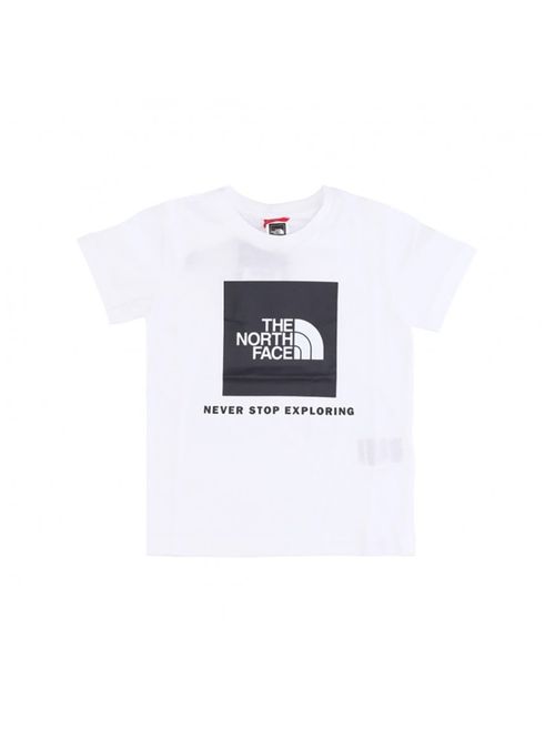 Kids White Graphic T-Shirt