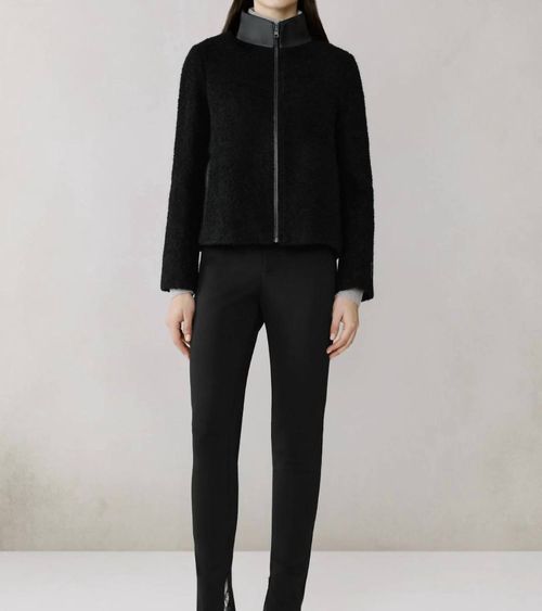 Ladies Wool Jacket In Black