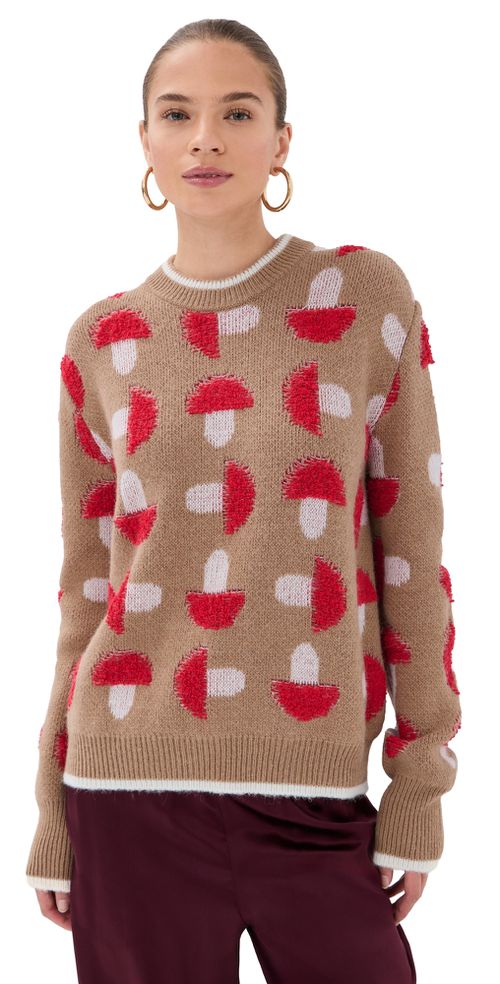 Fun Guy Sweater Camel