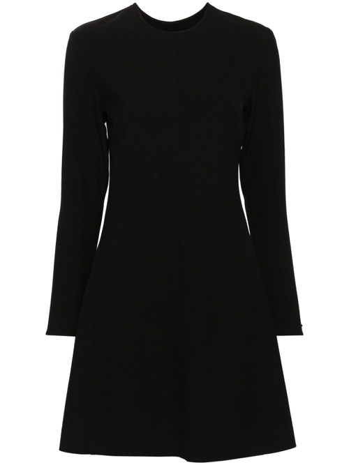 Crepe mini dress - Black