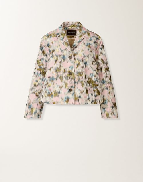 Chiné technical jacket, chiné