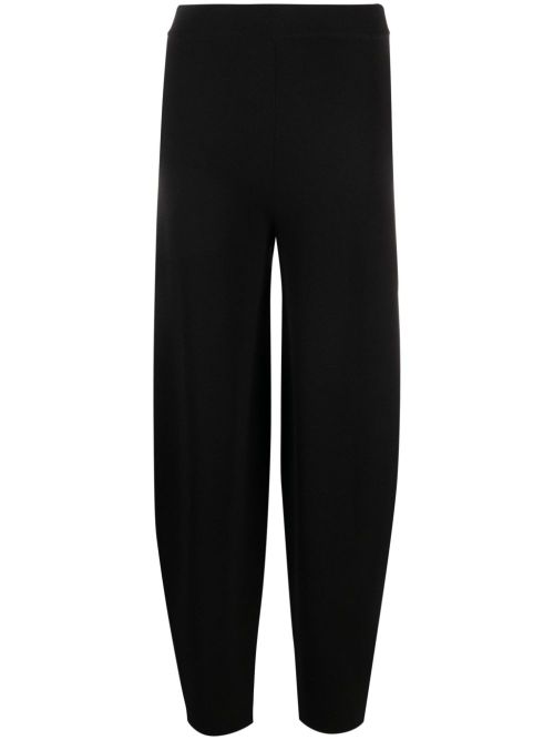 Civis high-waist tapered trousers - Black