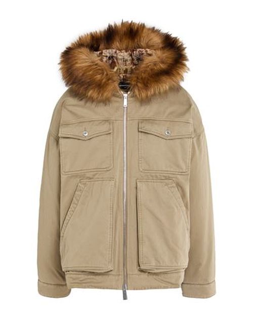 Man Jacket Khaki Size 40 Cotton, Acrylic, Polyester, Modacrylic