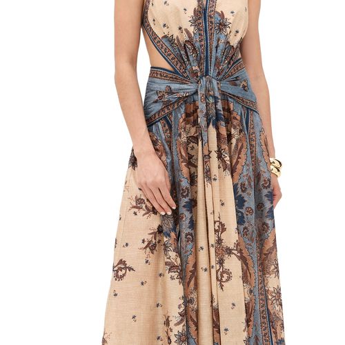 white halter dress cotton White Cotton Drop Waist Maxi Dress - Halter Dresses