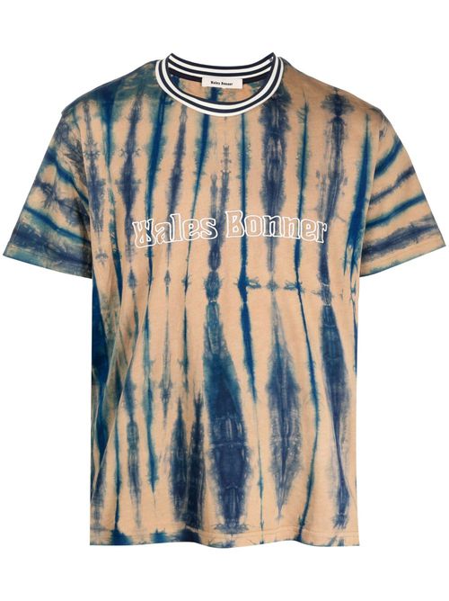 Logo-print tie-dye T-shirt - Green