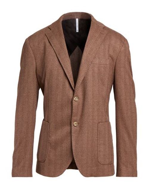 Man Blazer Light brown Size 36 Viscose, Polyester, Cotton, Elastane