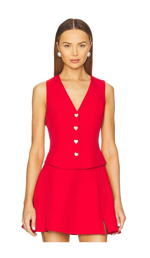 ELLIATT Buttercup Top in Red. Größe XS. Also in L, M