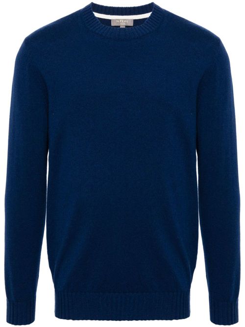 Shoreditch organic-cashmere jumper - Blue