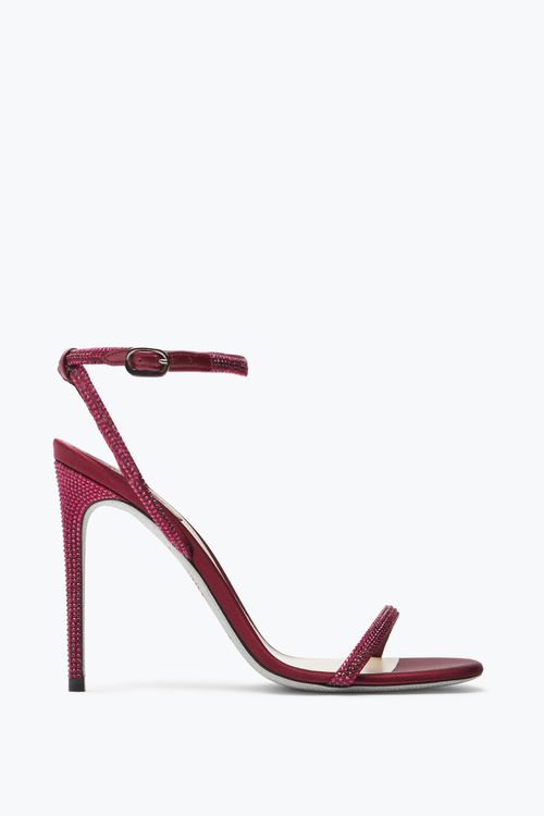 Ellabrita Crystal Burgundy Sandal 105