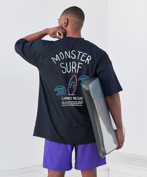 Monster Surfing Rash Guard Short Sleeve / BM230211 