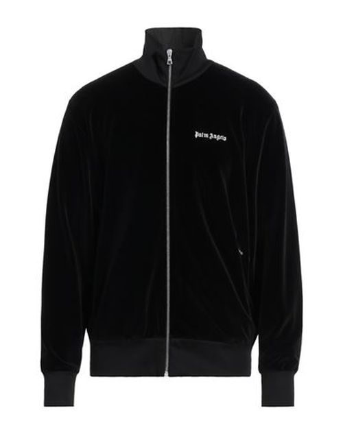 Palm Angels Man Sweatshirt Black Size S Cotton, Polyamide, Elastane