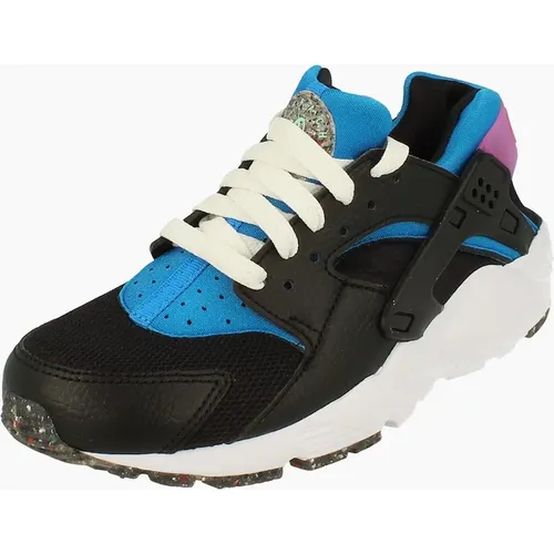 Nike Huarache Run GS E Trainers Dr0166 001 - Black - : .5y
