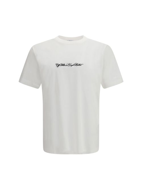 Script Arrow T-Shirt — White