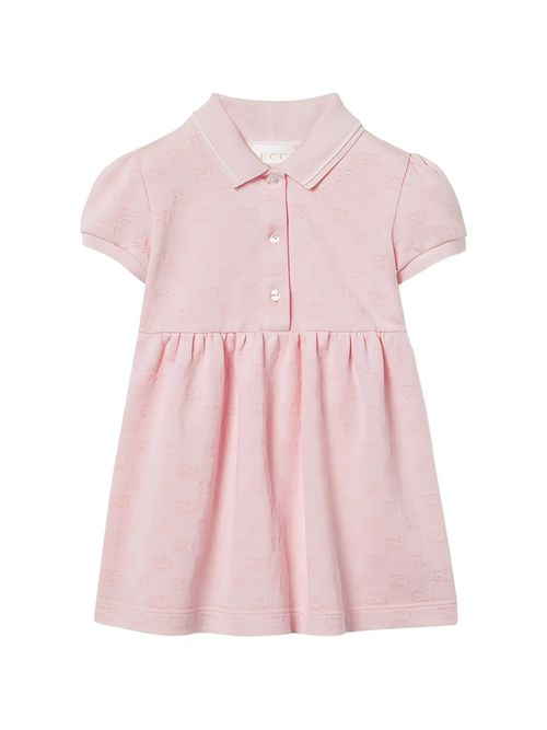 Mini Puff Sleeve Polo Dress