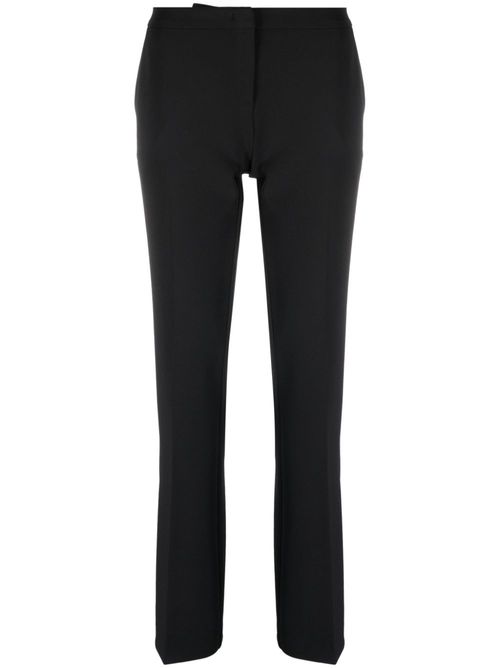 Pleated flared trousers - Z99 BLACK