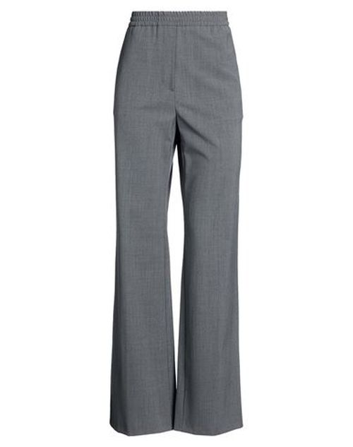 Woman Pants Grey Size 14 Polyester, Virgin Wool, Elastane