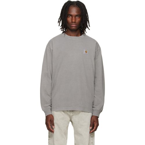 Gray Long Sleeve Nelson T-shirt