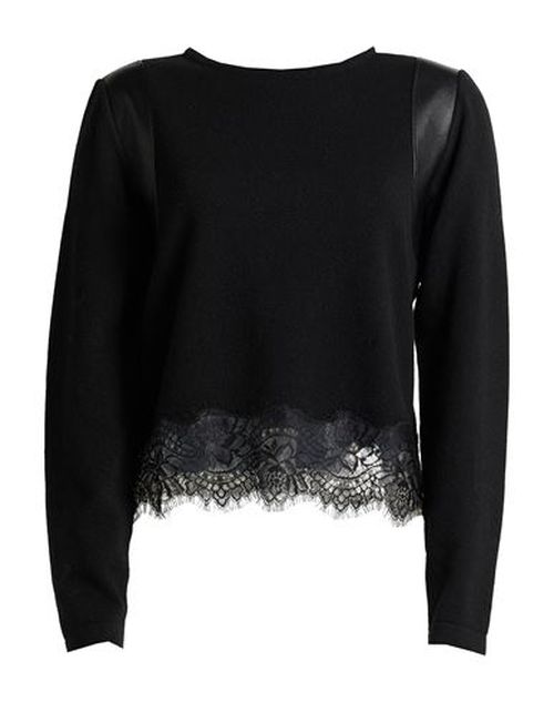 Woman Sweater Black Size 10 Virgin Wool, Cashmere, Polyester, Polyurethane resin, Polyamide