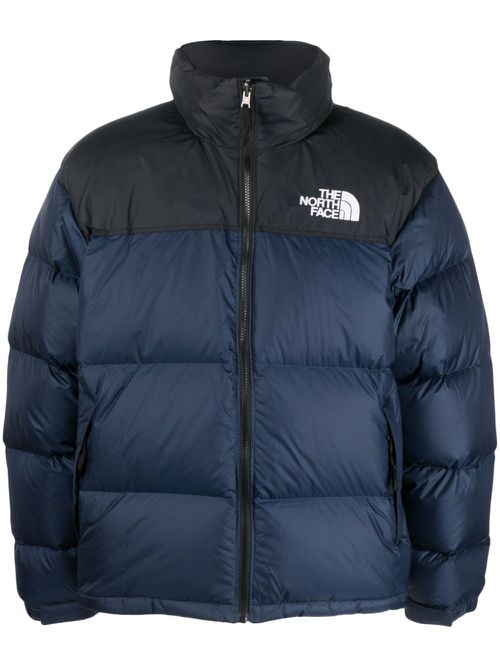 1996 Retro Nuptse logo-print padded jacket - Blue