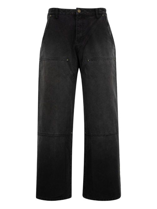 Double-knee workwear jeans - Black