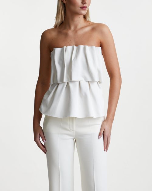 Dagmar Top Tube Sculpted White