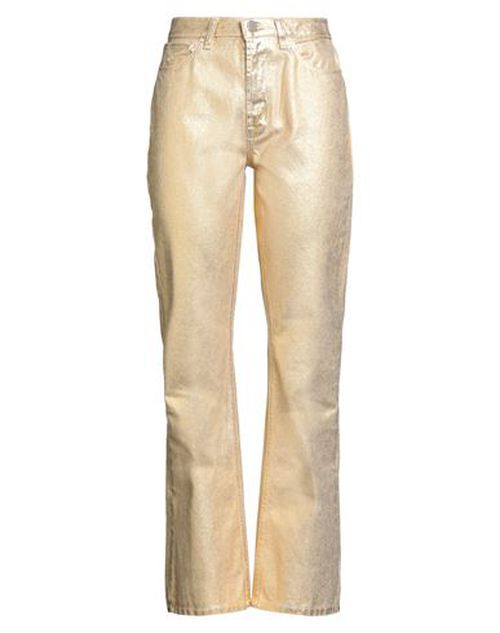 Woman Jeans Gold Size 28 Cotton