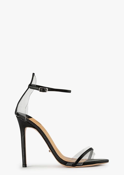 Kosumi Black Capretto Heels