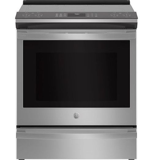 5.3 Cu. Ft. Slide-In Electric Induction True Convection Range with No Preheat Air Fry and WiFi - Stainless Steel