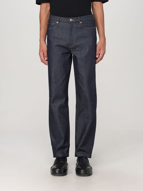 Pants Men color Blue