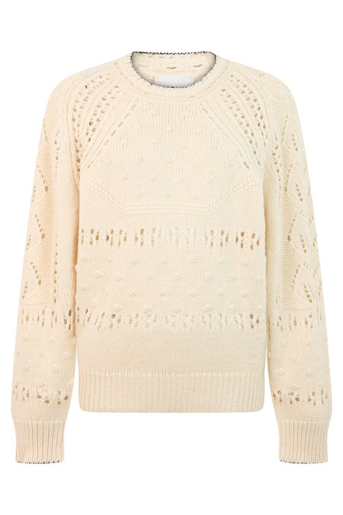 Long-Sleeve Round-Neck Pullover Sweater