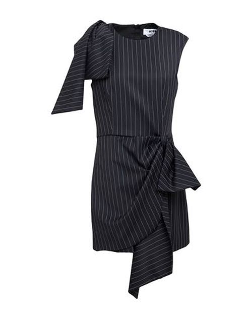 Woman Mini dress Navy Size 2 Virgin Wool, Polyester