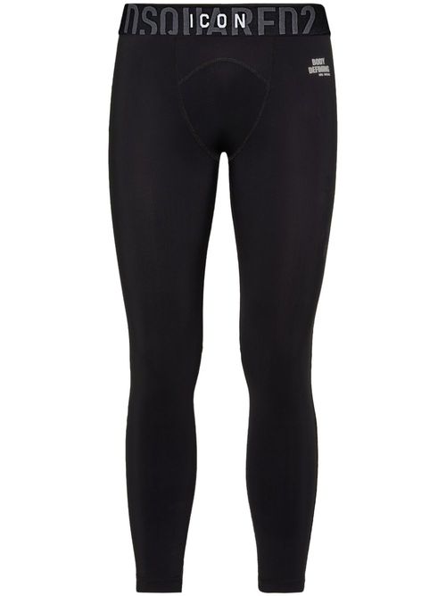 Icon elasticated-waist leggings - Black