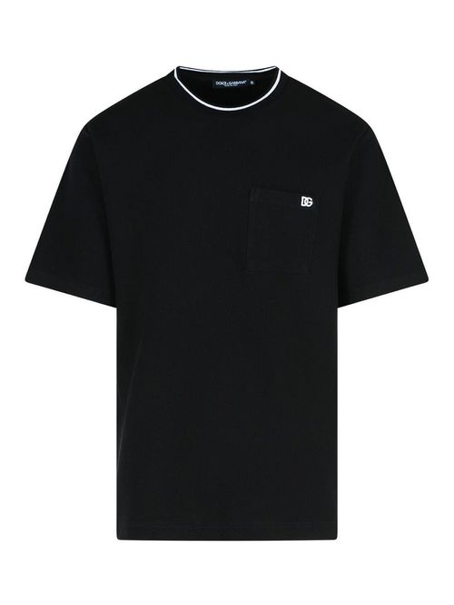Black Cotton T-Shirt