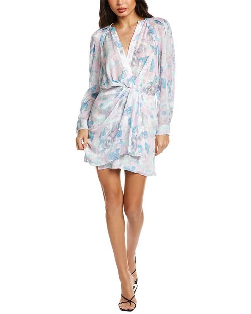 Odine Silk-Blend Mini Dress