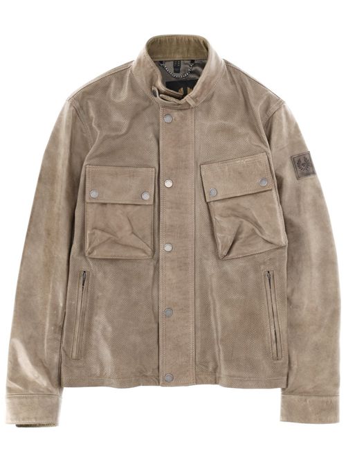 Men's Hand Waxed Leather Racemaster Air Jacket