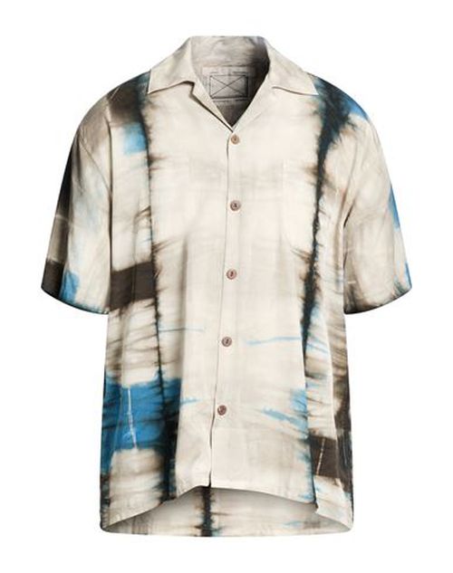 Man Shirt Beige Size S Cotton