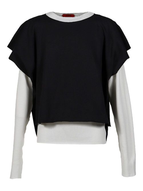 424 layered jumper - Black