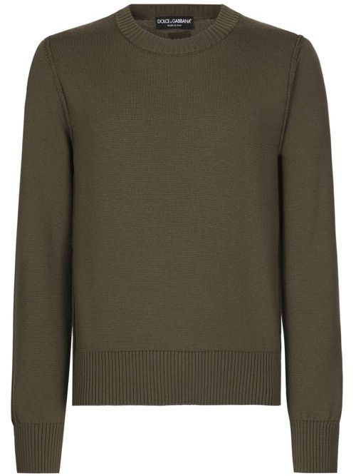 Crew-neck sweater - Green