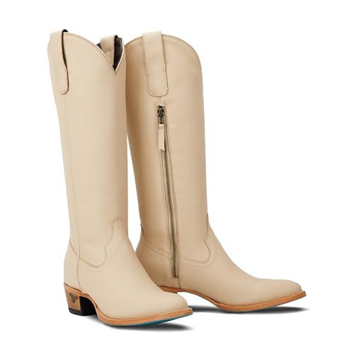 Lane Women's Plain Jane Suede Tall Western Boot Round Toe